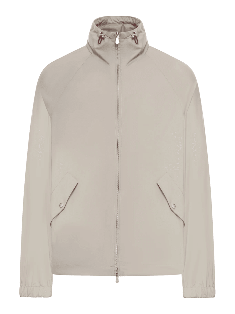 UNLINED OUTERWEAR IN TECHNICAL FABRIC WITH HOOD - Brunello Cucinelli - Man