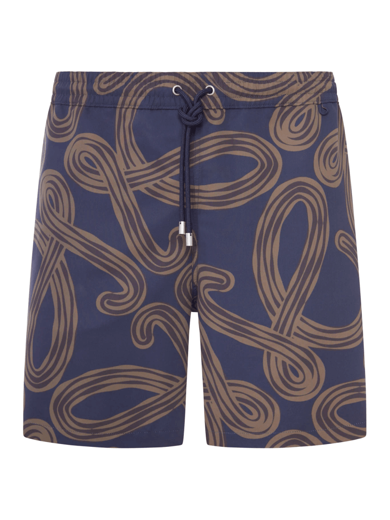 SWIMSUIT IN TECHNICAL FABRIC WITH ALL-OVER ANAGRAM PRINT - Loewe X Paula`s Ibiza - Man