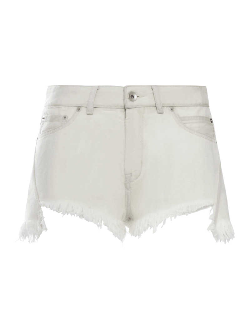 DENIM SHORTS WITH BIAS CUTOFFS - Rick Owens - Woman