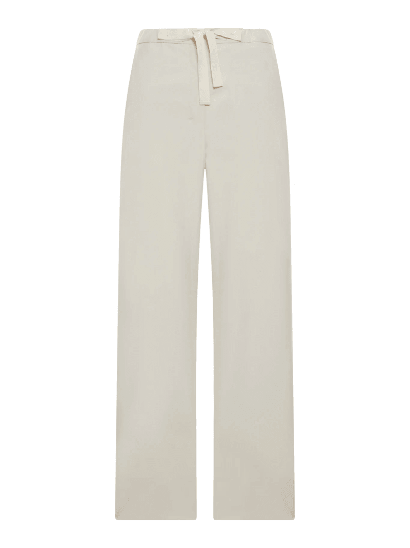 COTTON DRAWSTRING TROUSERS - Smaxmara - Woman