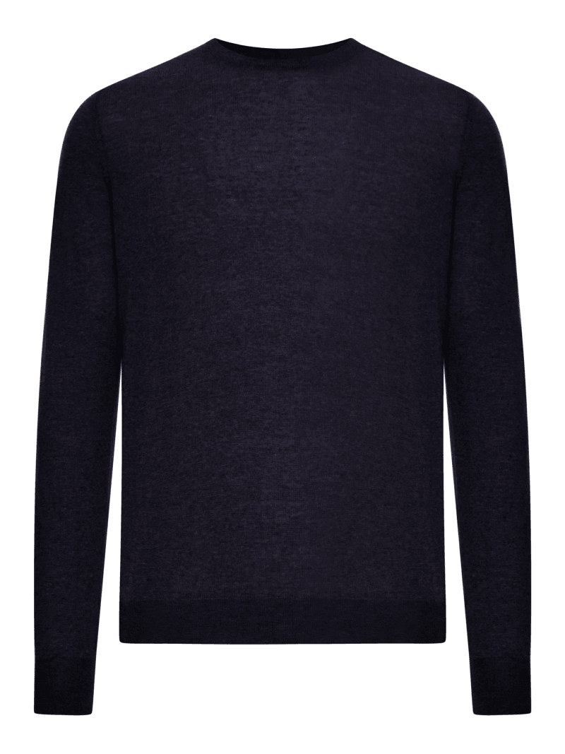 CREWNECK SWEATER IN VIRGIN WOOL - Nome G - Man