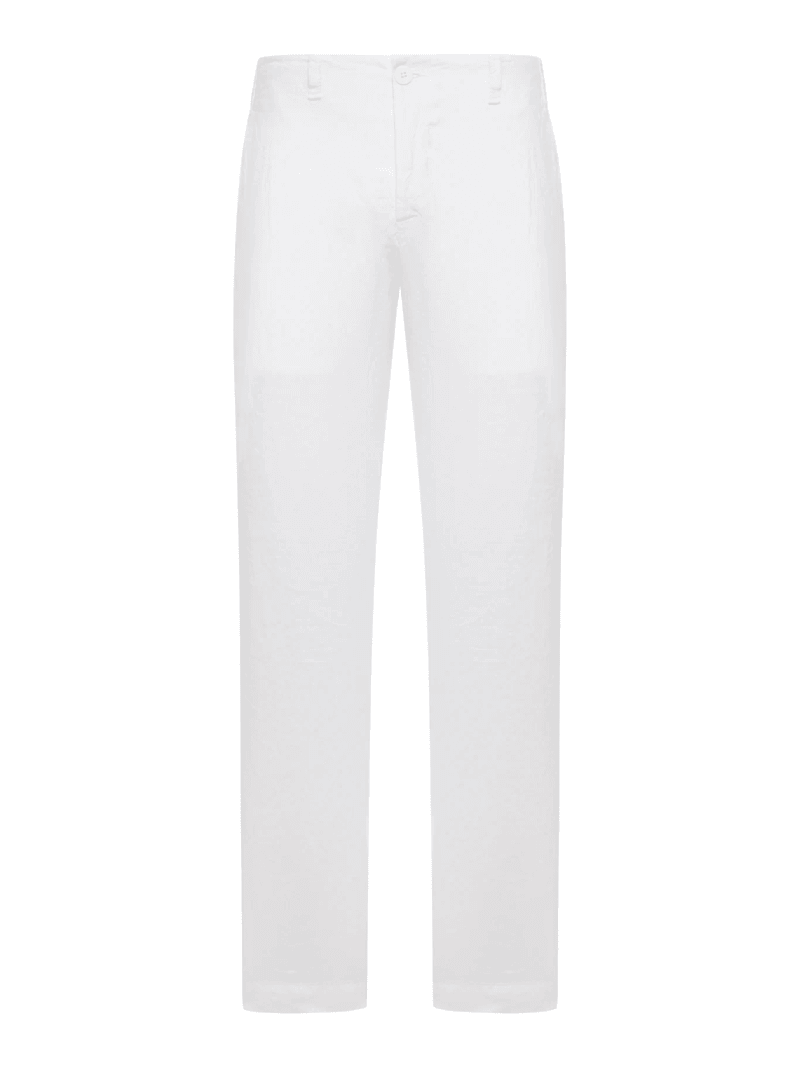 REGULAR-FIT LINEN TROUSERS - Transit - Man