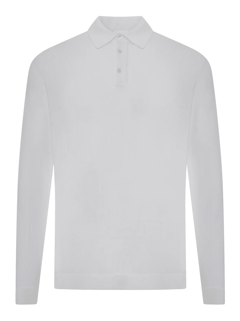 FINE COTTON KNIT POLO SHIRT - Roberto Collina - Man