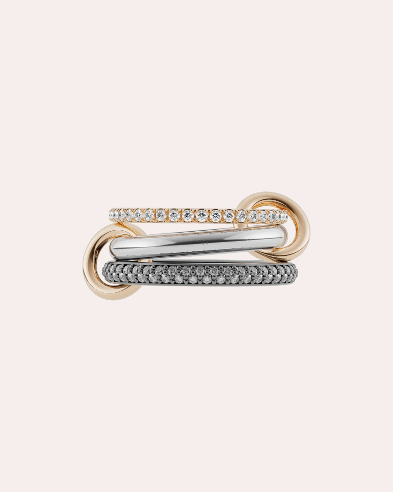 Spinelli Kilcollin Women's Diamond & 18k Gold Blackened Scorpio Ring