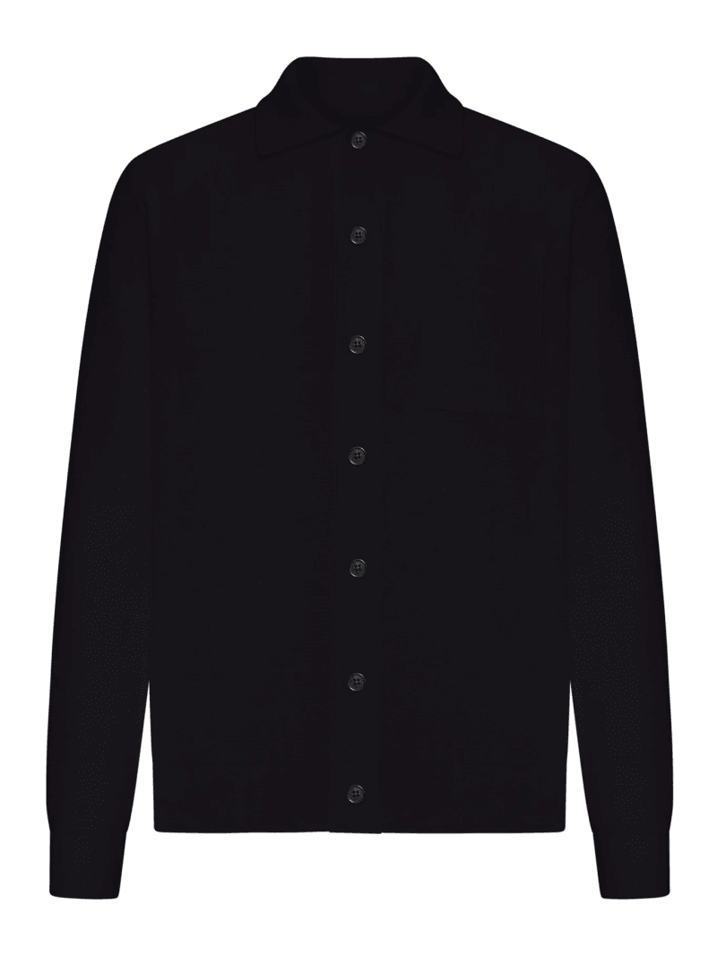 MILITARY STITCH COTTON AND LINEN BLEND SHIRT - Roberto Collina - Man