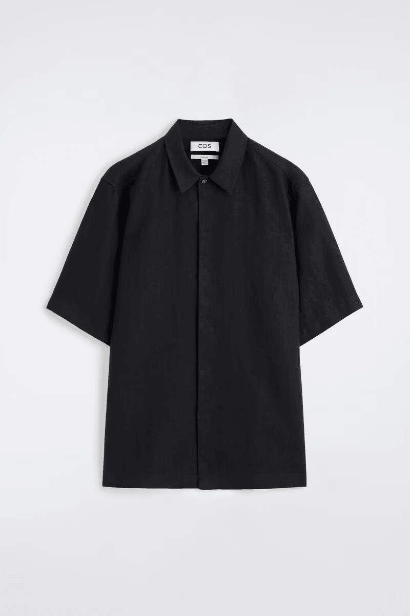 Linen Short-Sleeved Shirt
