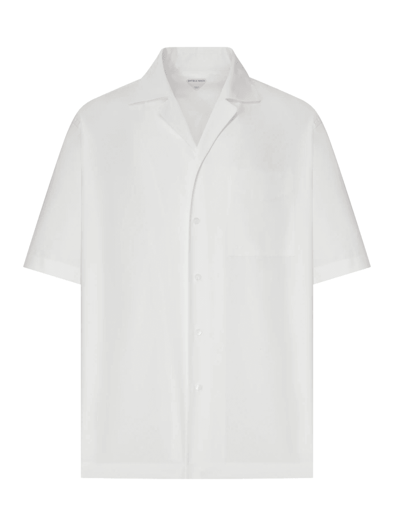 SHORT-SLEEVED COTTON SHIRT - Bottega Veneta - Man