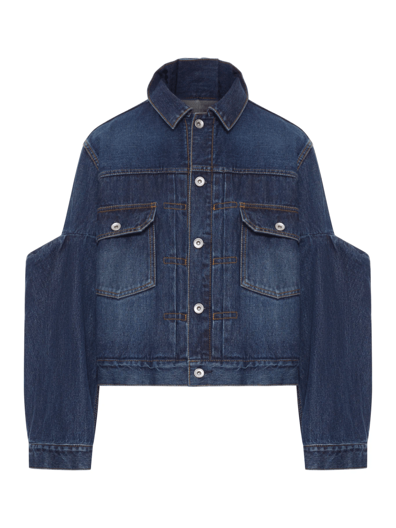 COTTON DENIM JACKET - Sacai - Woman