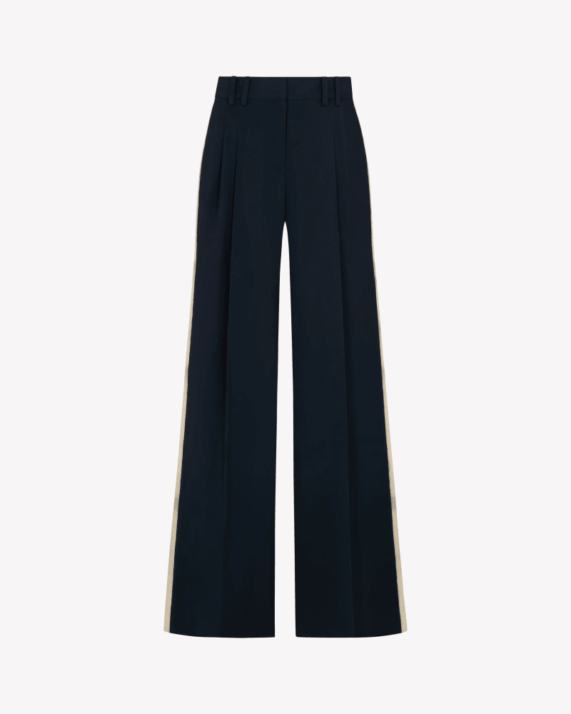 Twill Serena Trouser - Navy Blue