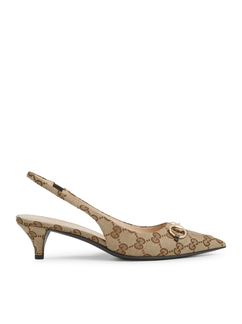 SLINGBACK COLLECTION WITH HORSE HOOK - Gucci - Woman