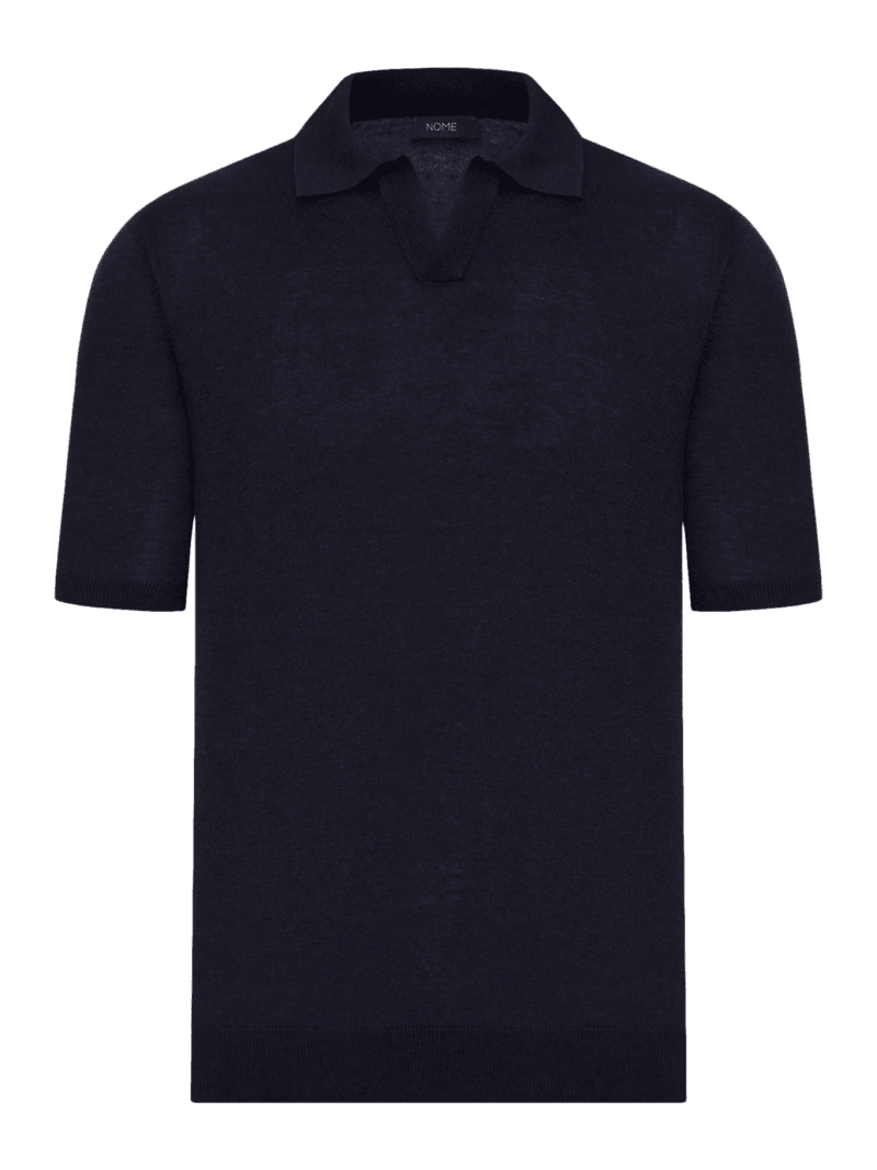 SILK V-NECK POLO SHIRT - Nome G - Man