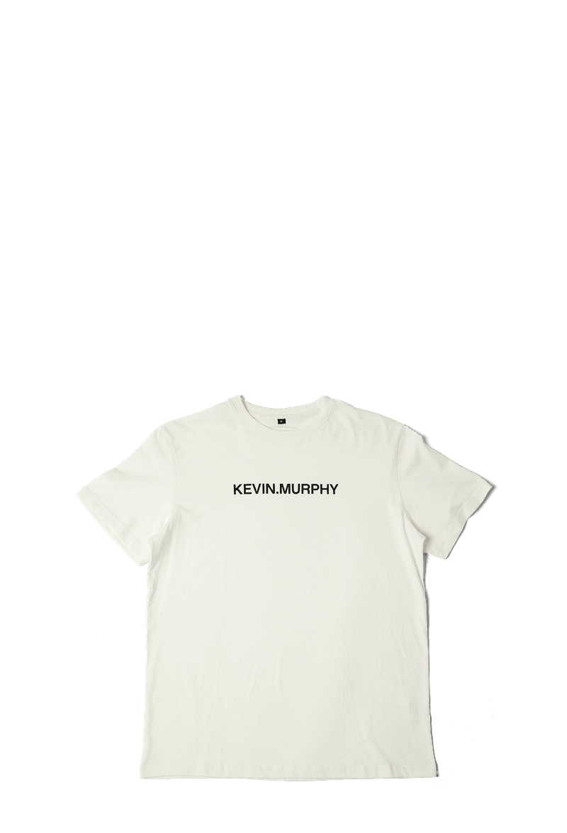 KEVIN. MURPHY Signature Short Sleeve Jersey Cotton T-Shirt for Women, White Size S