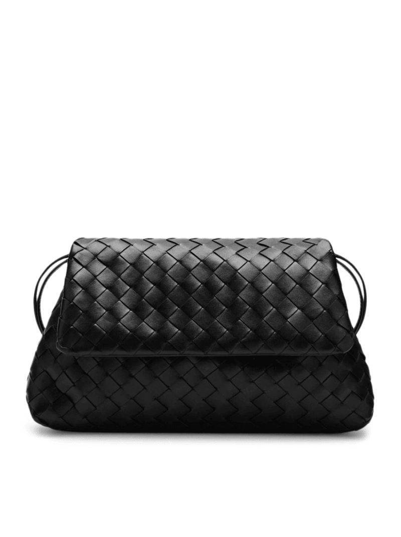 WOVEN LEATHER POUCH - Bottega Veneta - Woman
