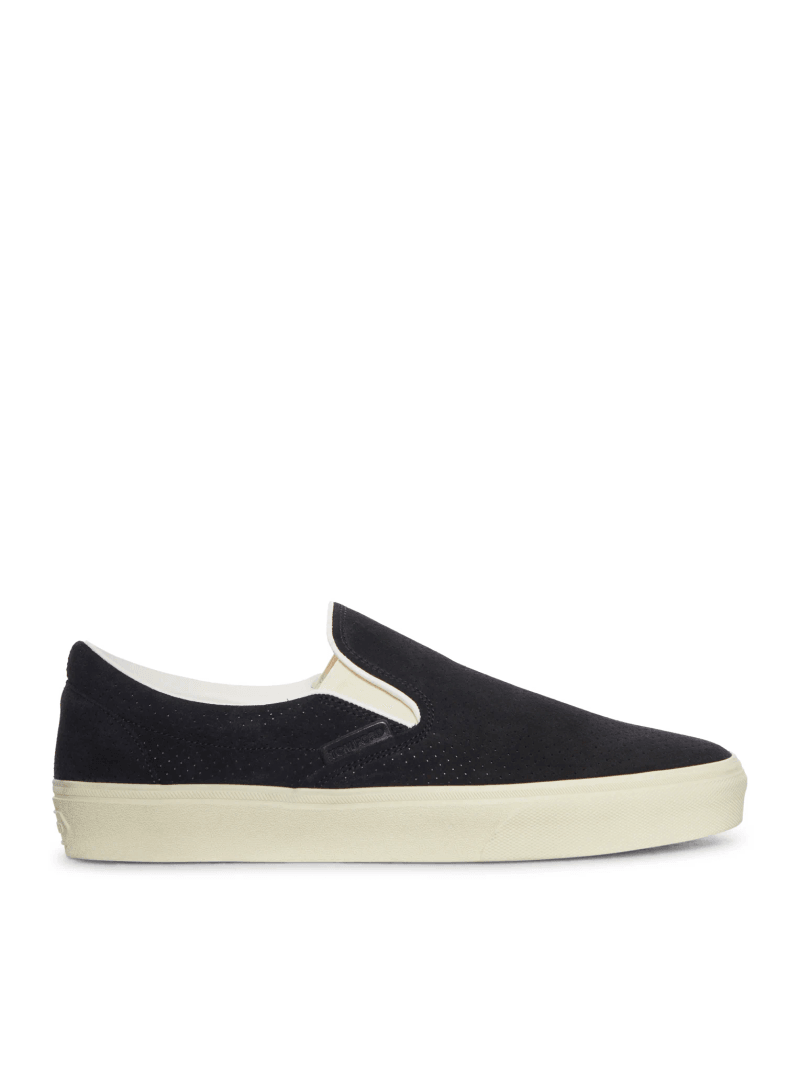 JUDE SLIP-ON SNEAKERS IN PERFORATED SUEDE - Tom Ford - Man