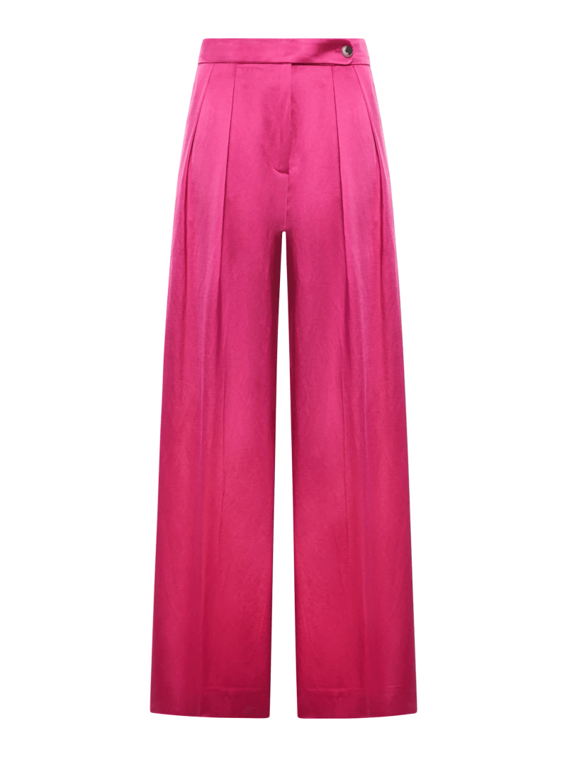 WIDE TROUSERS WITH PLEATED PANTS - Dries Van Noten - Woman