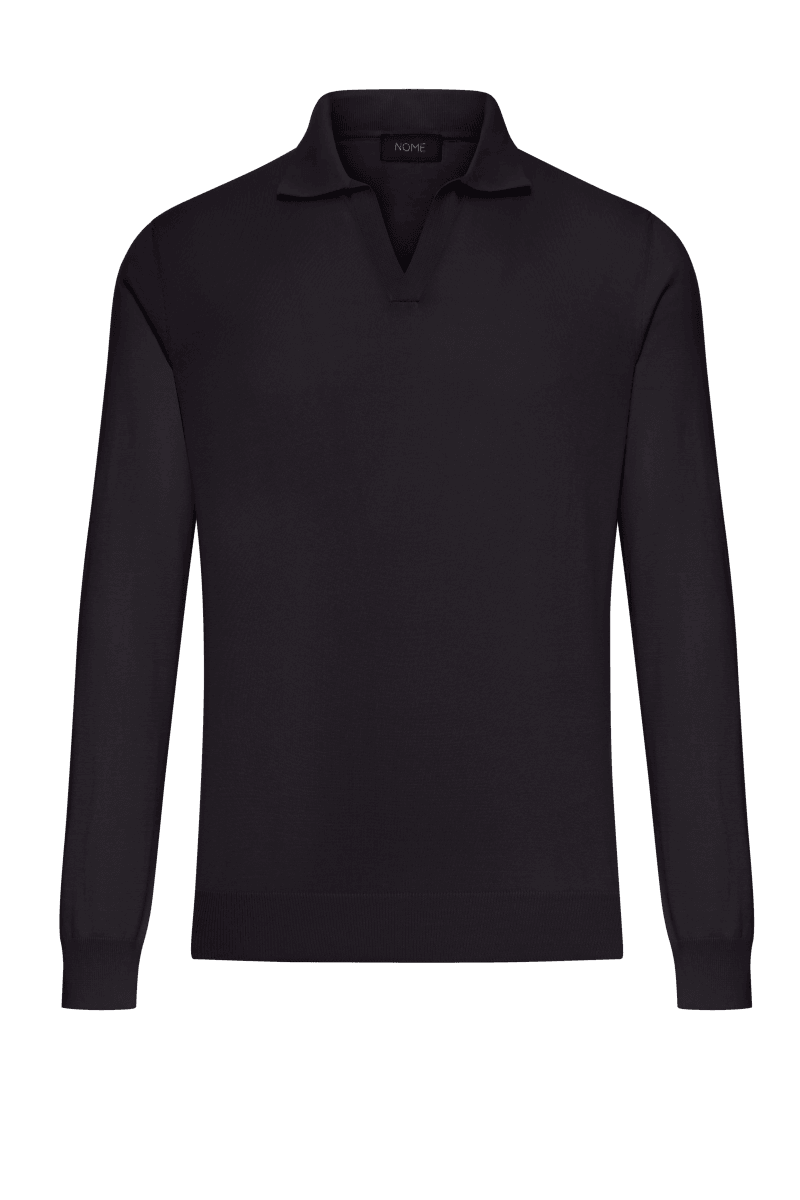 COTTON KNITTED TENNIS POLO - Nome G - Man