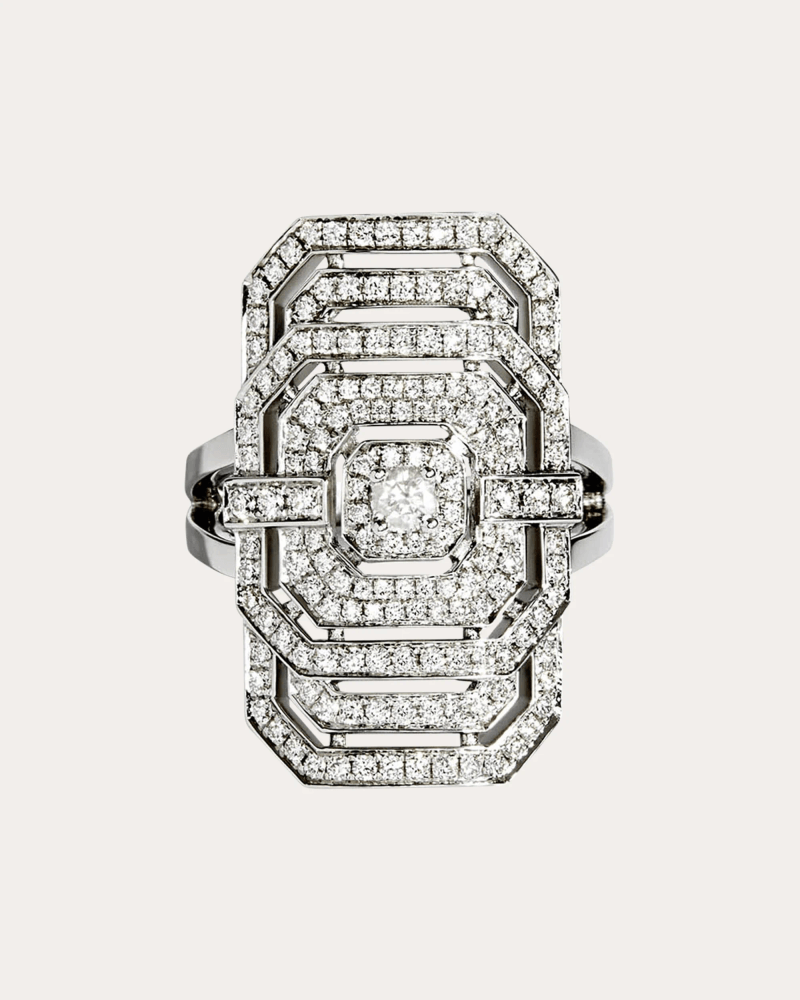 STATEMENT Paris Women's Diamond My Way Ring in Silver Rhodium-Plated Sterling Silver