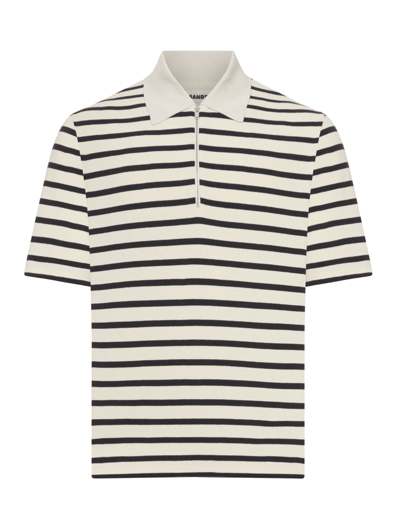 SHORT-SLEEVED POLO SHIRT MADE OF COTTON JERSEY - Jil Sander - Man