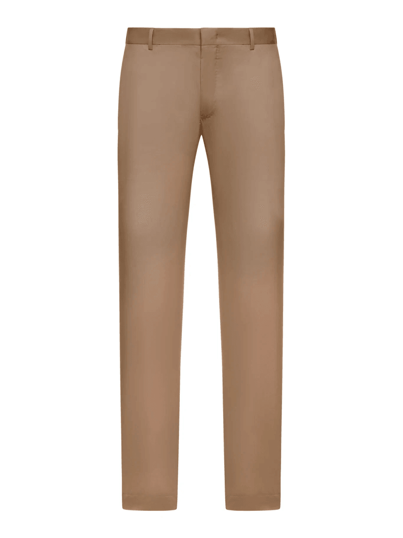 TAILORED COTTON BLEND TROUSERS - Pt Torino - Man
