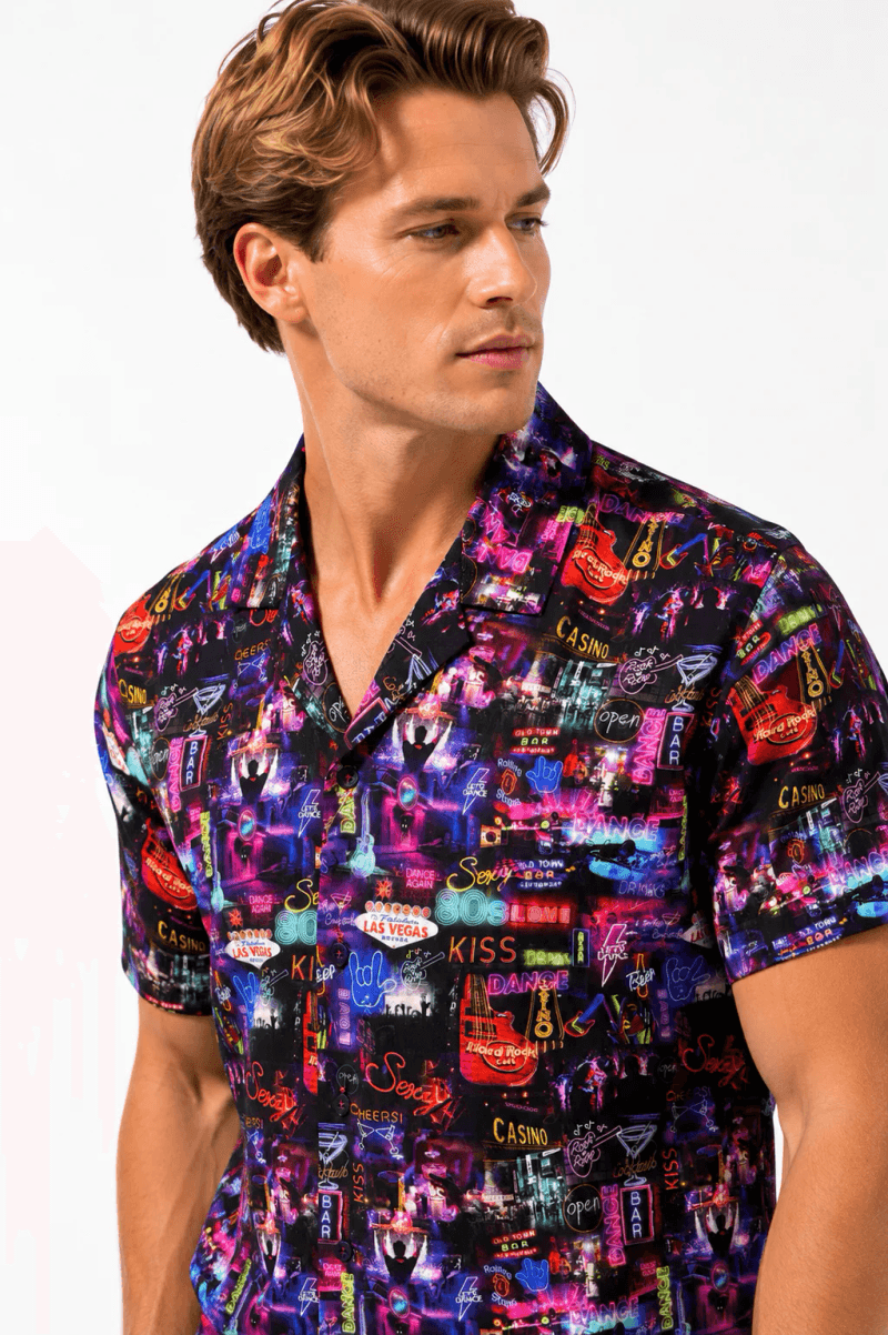 THE VEGAS NIGHTS HAWAIIAN SHIRT
