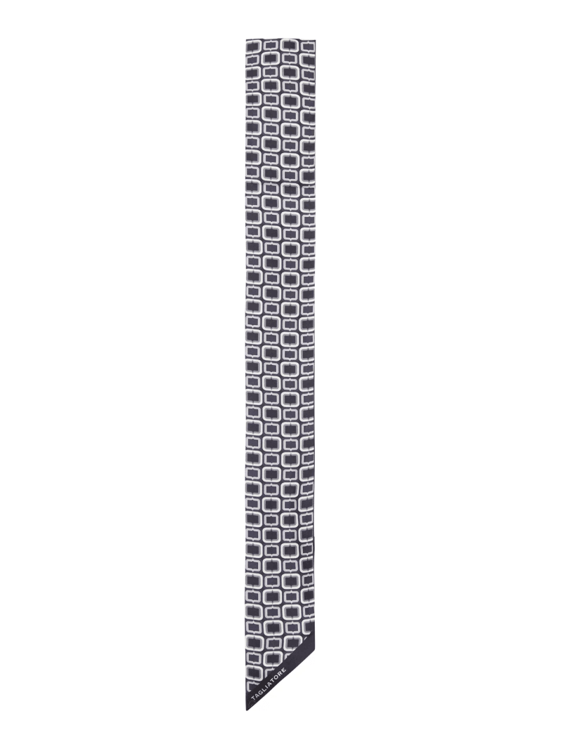 SCARF WITH GEOMETRIC PRINT - Tagliatore - Man