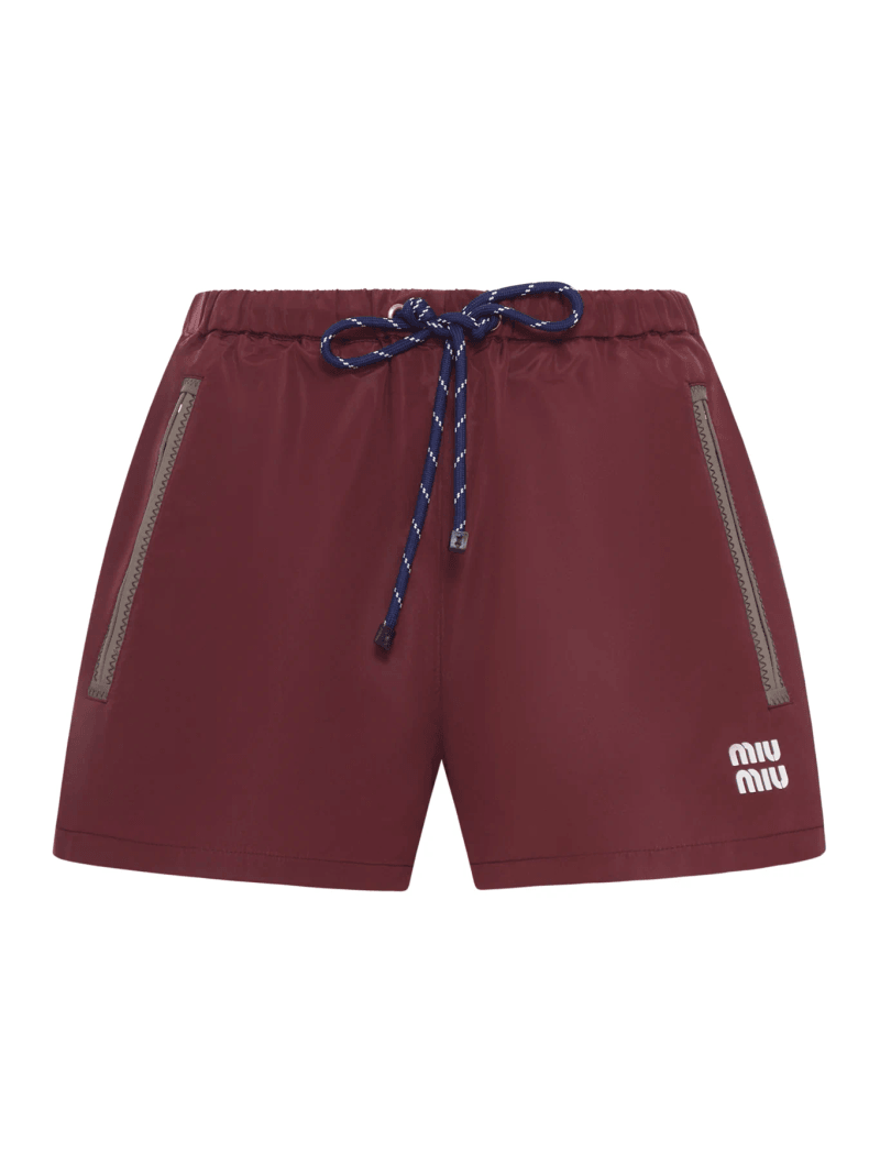 CANVAS SHORTS - Miu Miu - Woman