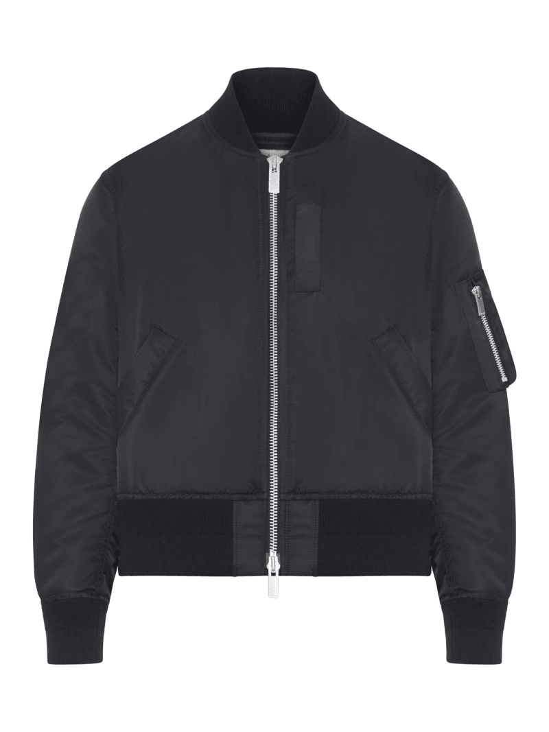 NYLON BOMBER JACKET WITH ZIP - Sacai - Woman