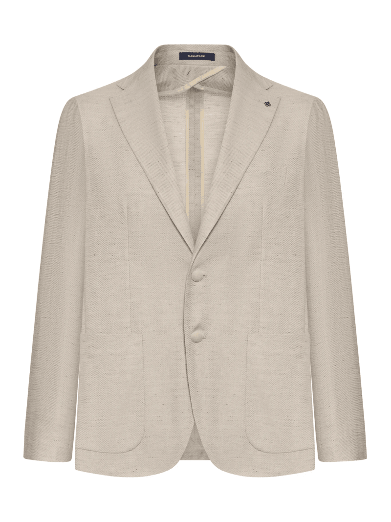 MONTECARLO TAILORED LINEN JACKET - Tagliatore - Man
