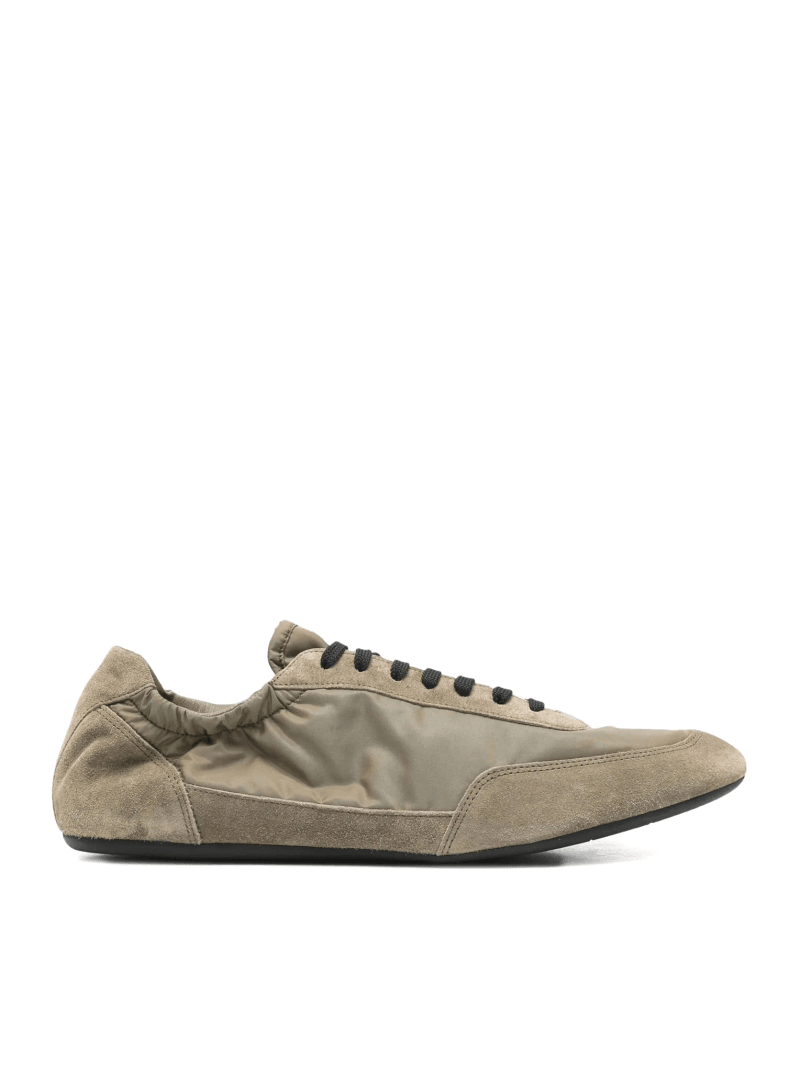 COLLAPSE SNEAKERS IN RE-NYLON AND SUEDE - Prada - Man