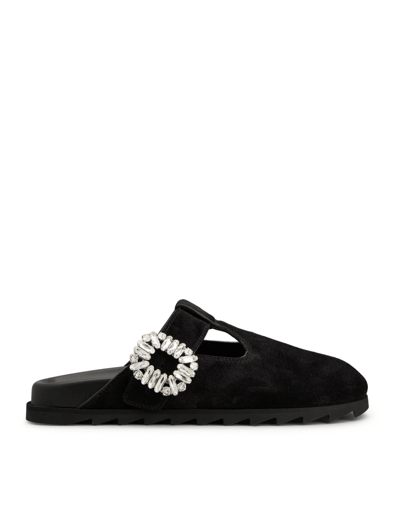 SLIDY VIV` MULES IN SUEDE - Roger Vivier - Woman