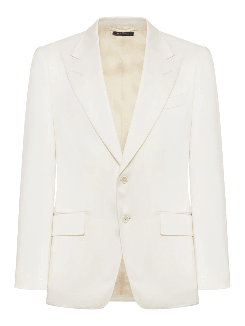 SHELTON BLAZER IN SILK GABARDINE - Tom Ford - Man
