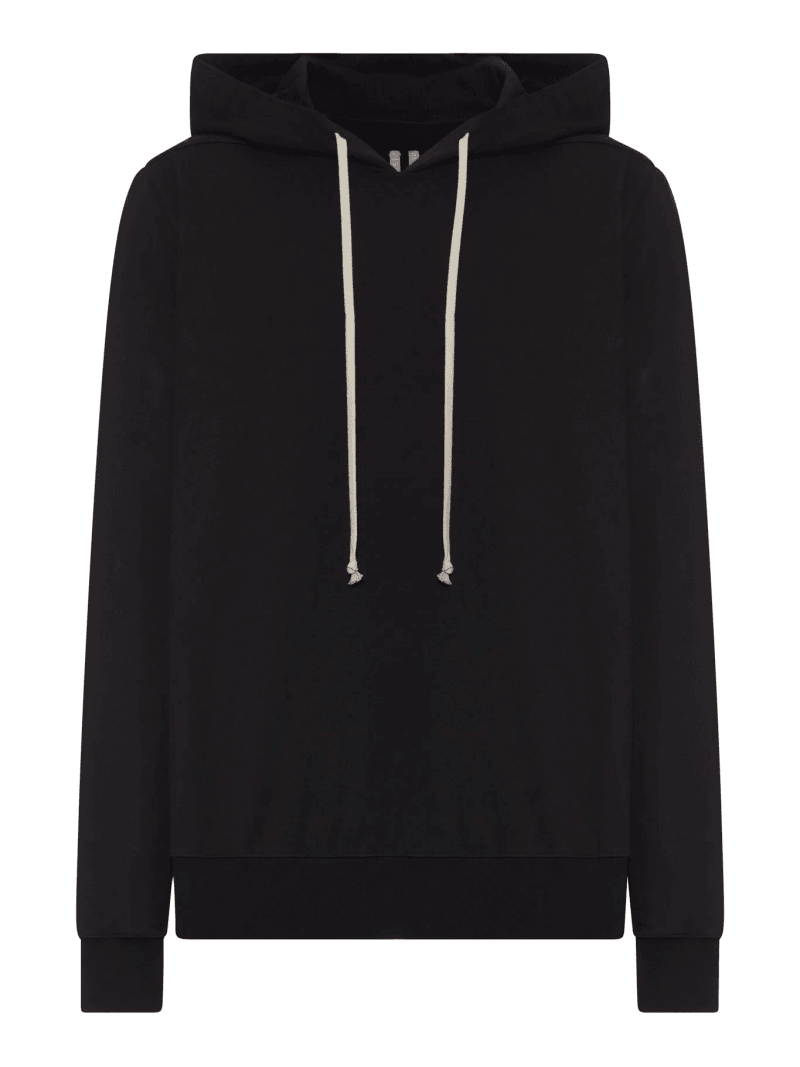 COTTON HOODIE WITH GRAPHIC PRINT - Rick Owens - Man