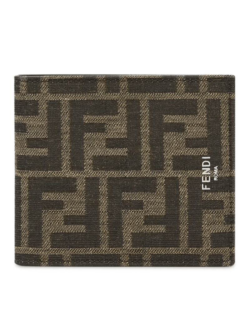 FENDI FF JACQUARD WALLET - Fendi - Man