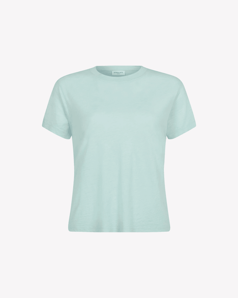 Cotton Short Sleeve T-Shirt - Pale Blue