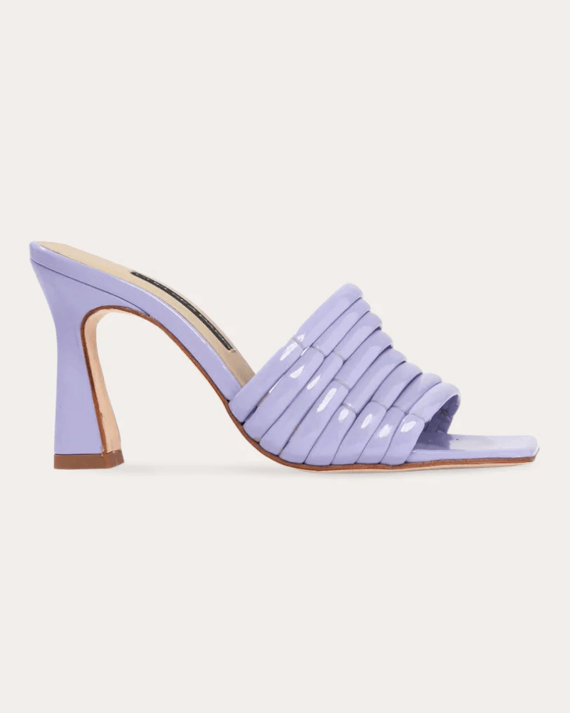 Chelsea Paris Women's Ace Leather Tubular Sandal in Purple