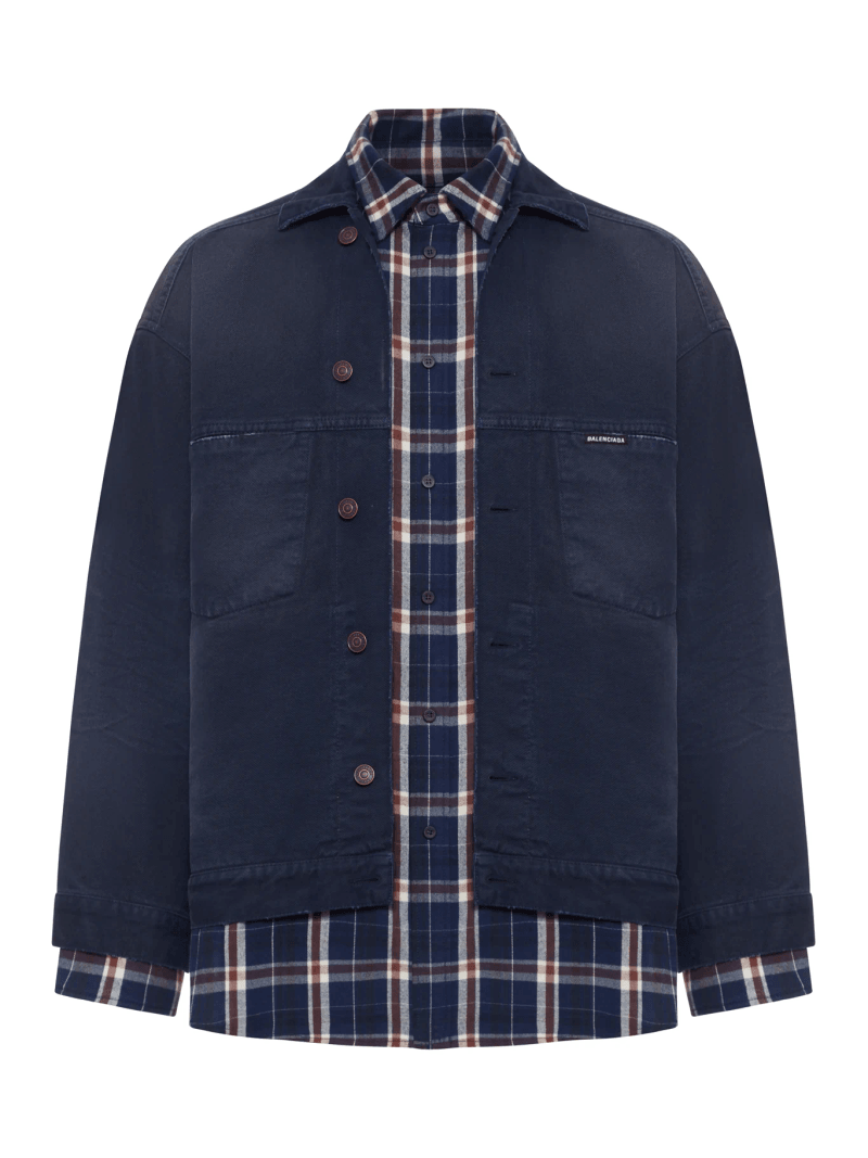 PATCHED SHIRT-JACKET - Balenciaga - Man