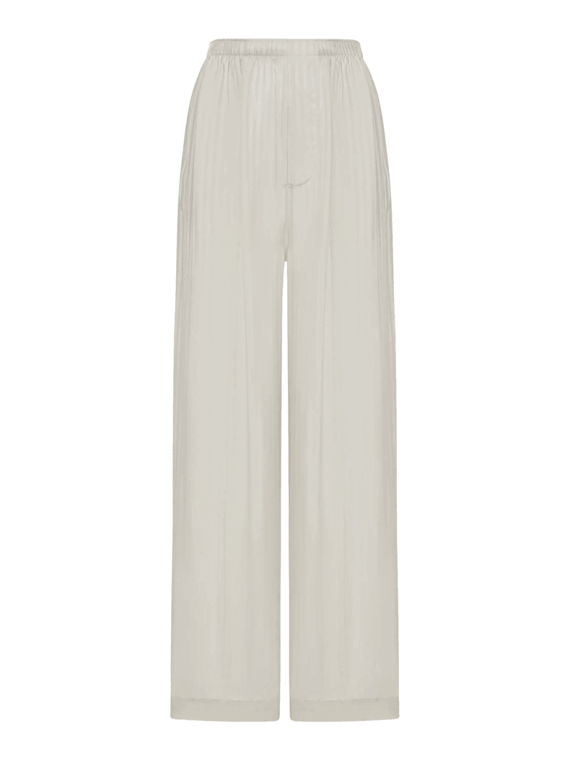 WIDE LEG PYJAMA PANTS - Balenciaga - Woman