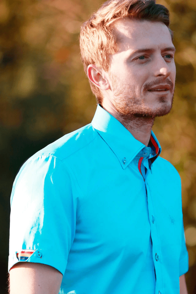 CLASSIC SATIN COTTON SHORT SLEEVE SHIRT PEGASUS EDITION