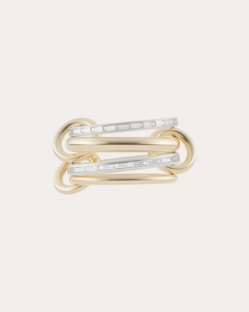 Spinelli Kilcollin Women's Diamond & 18k Gold Two-Tone Naima Ring in Gold/silver