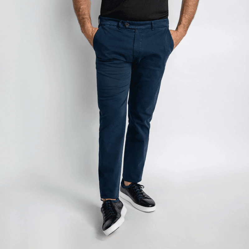 CLAUDIO LUGLI COLORED CHINO TROUSERS