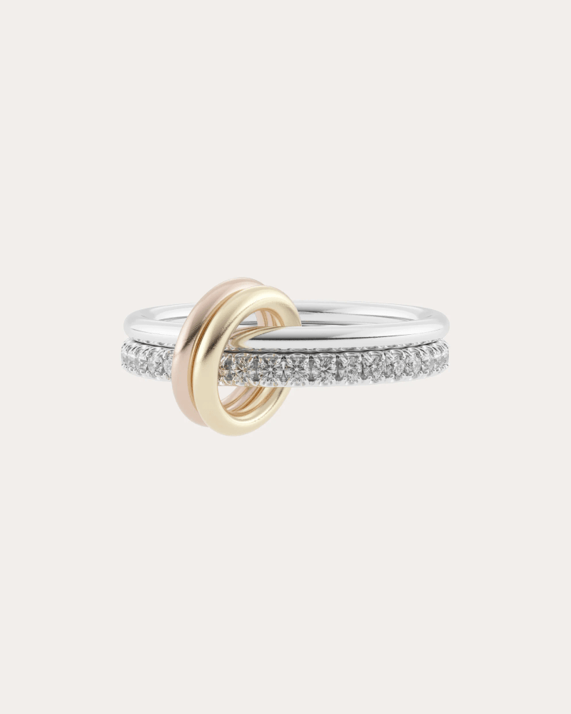 Spinelli Kilcollin Women's Diamond & 18k Gold Tri-Tone Marigold Ring