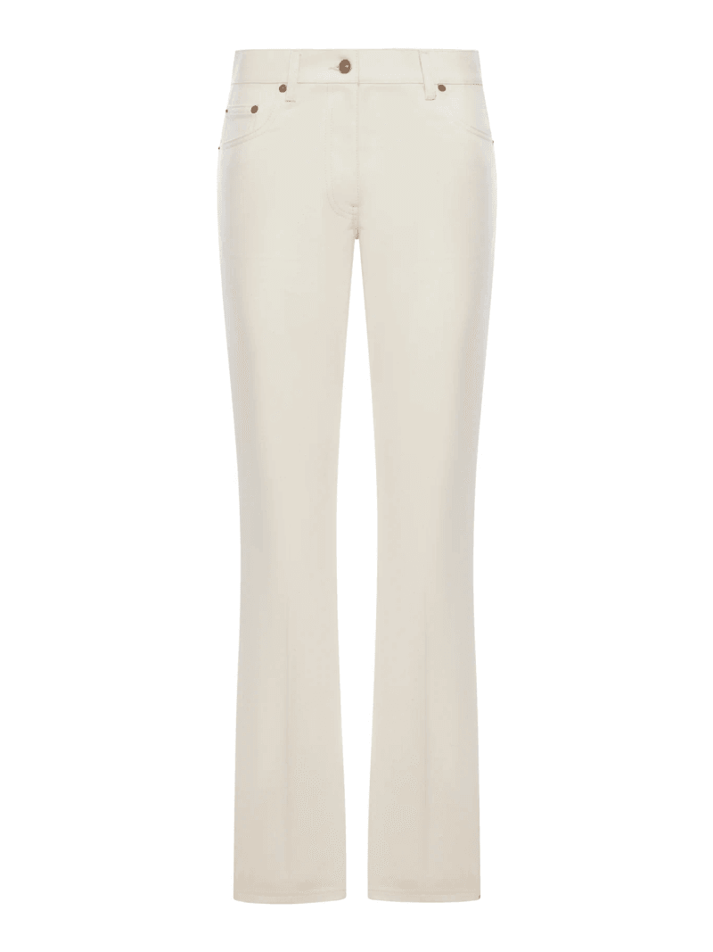 FIVE-POCKET FLARE TROUSERS - Valentino Garavani - Woman