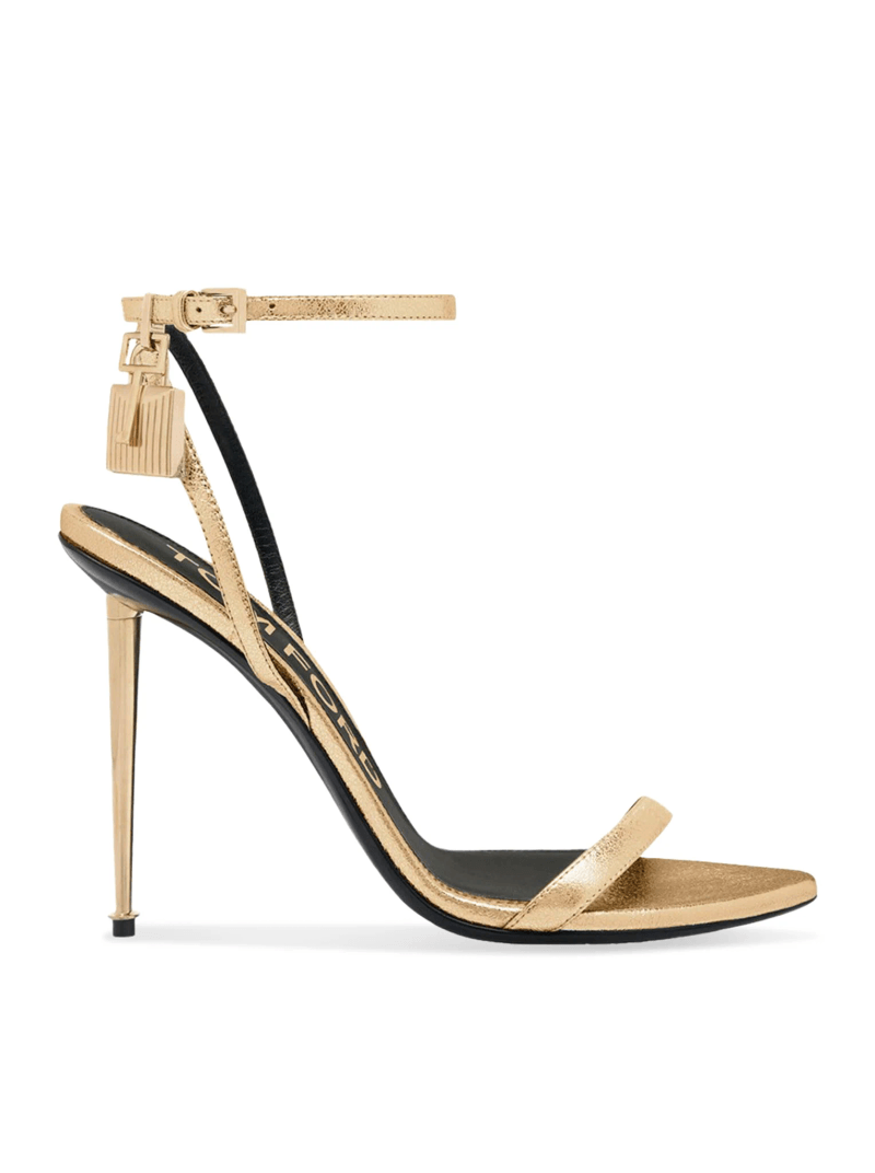 GOLDEN PATENT LEATHER STILETTO HIGH HEEL PUMPS - Tom Ford - Woman