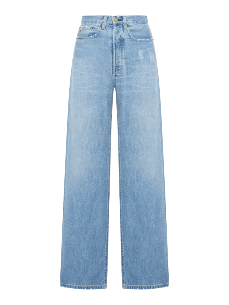 SKATER LOOSE WIDE LEG JEANS - Lois - Woman