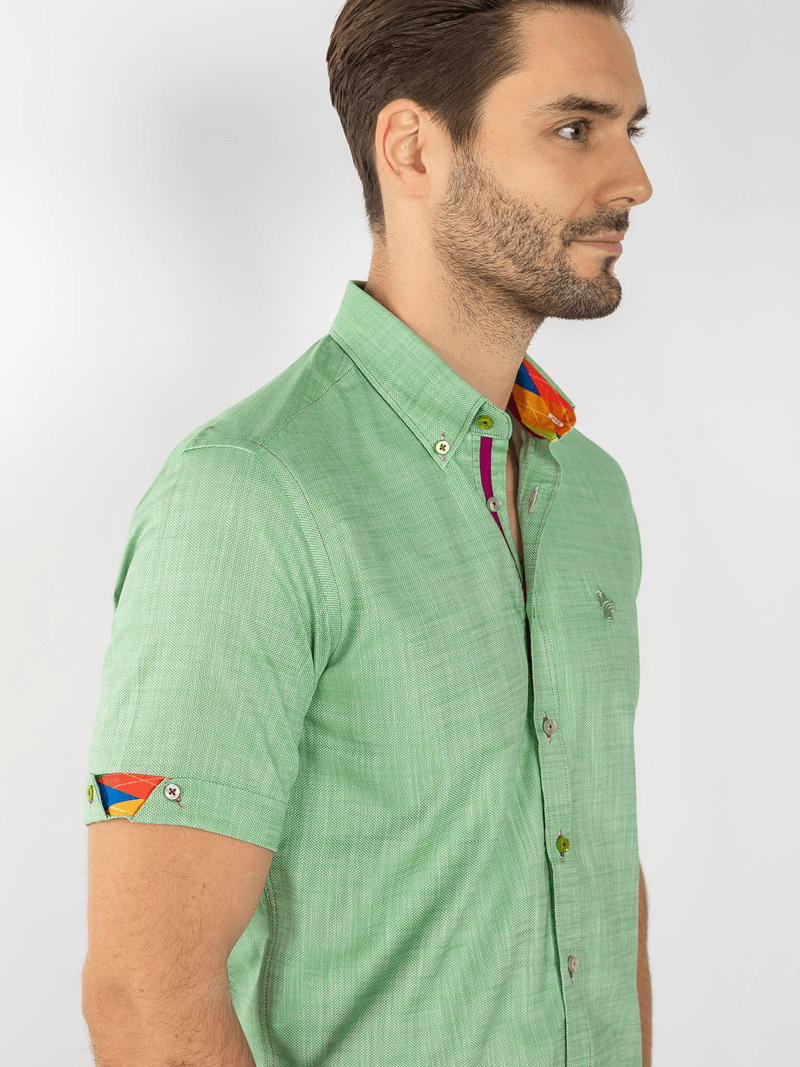 PASTEL TEXTURE CLASSIC SHORT SLEEVE SHIRT