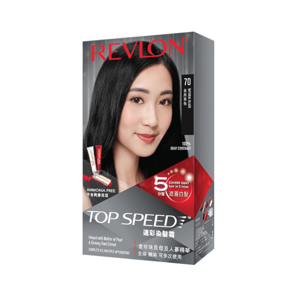 Revlon - Top Speed Haircolor - 310g - #70 Natural Black