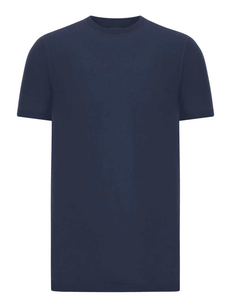SLIM FIT CREW NECK T-SHIRT IN ICECOTTON - Zanone - Man