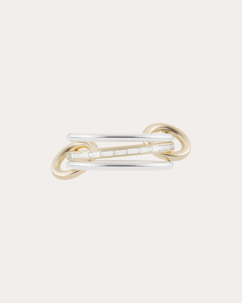 Spinelli Kilcollin Women's Diamond & 18k Gold Two-Tone Sonja Ring in Gold/silver