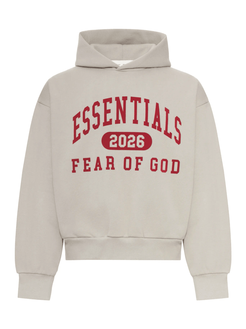 CLASSIC HOODIE WITH PRINTED LOGO - Fear Of God Essentials - Man