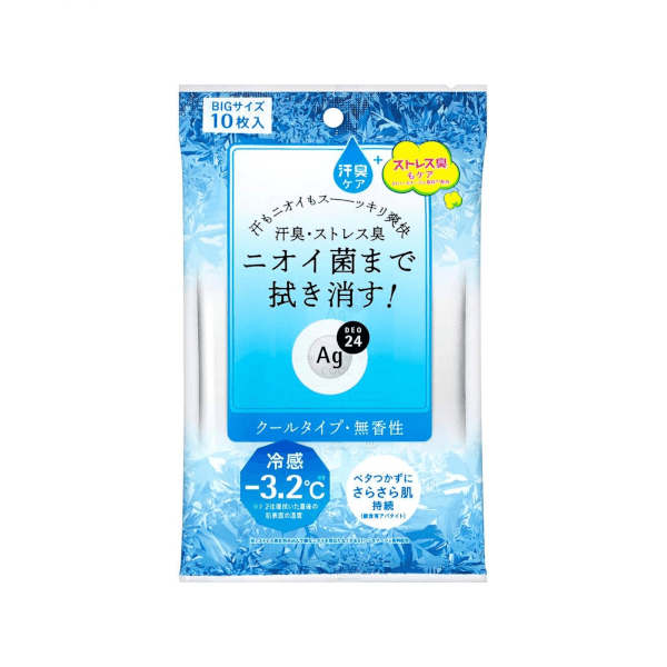 Shiseido - Ag Deo 24 Clear Shower Sheet and Cool - 30pcs - Unscented